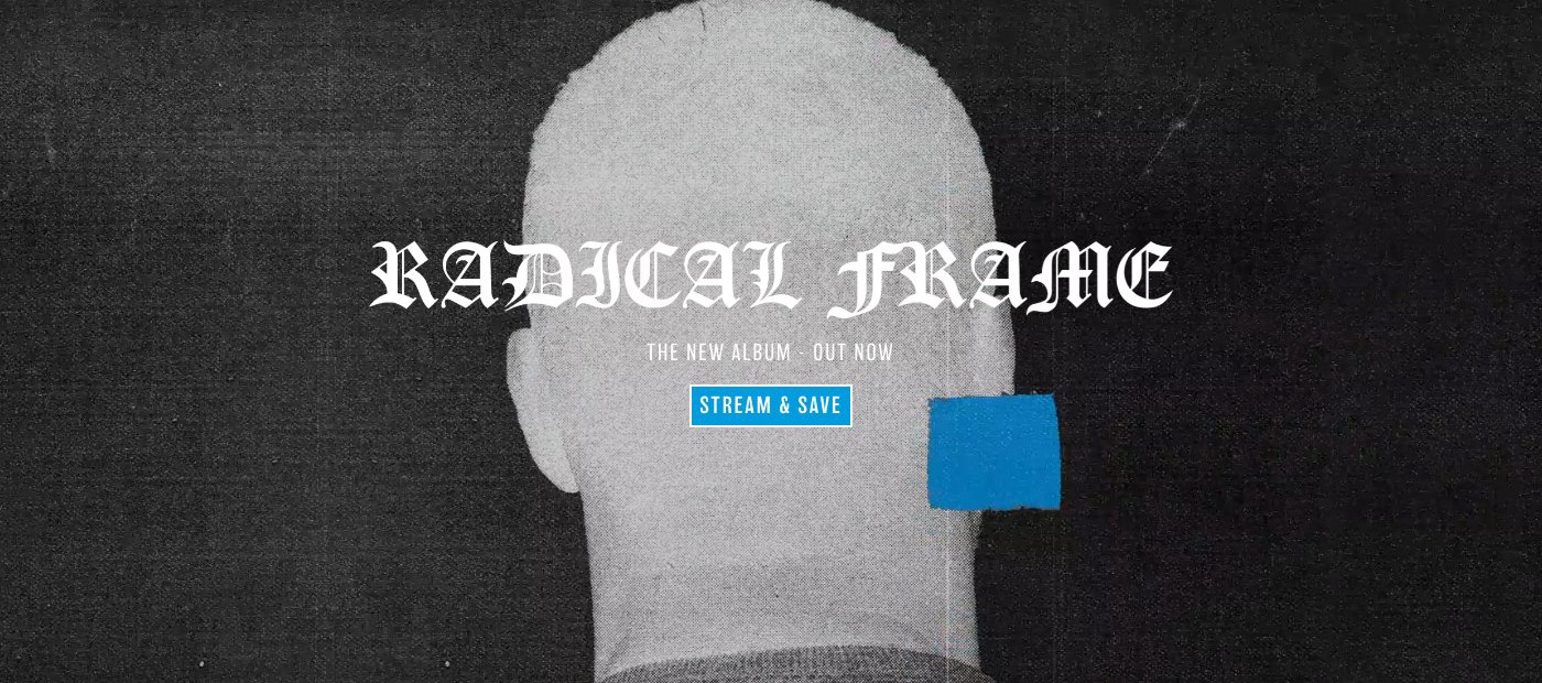 Actress — Radical Frame album website
